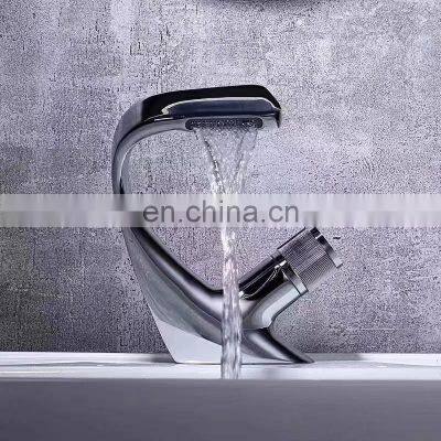 New Arrival Industrial Style Bathroom Black Water Mixer Basin Faucet