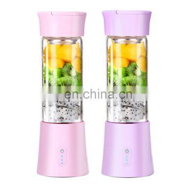 2021 Personal Size Rechargeable Smoothie Mini Hand Portable USB Juicer