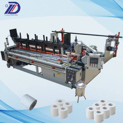 Automatic toilet paper roll machine       Toilet Roll Making Machine    Tissue Paper Making Machine Manufacturers