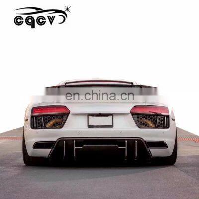 High Quality V Style Carbon Fiber Body Kit for Audi R8 Carbon Fiber Front Spoiler Rear Diffuser and Rear Spoiler for Audi r8 photo-5