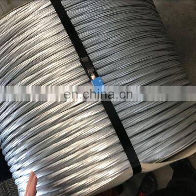 Oval Galvanized Wire Steel Galvanized Wire Coil 90Kg 4mm Galvanizli Hafif Celik Tel photo-3