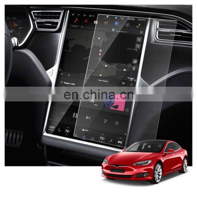 Navigation Instrument Panel Screen Protective Films Tempered Glass Screen Protector For Tesla Model S Plaid