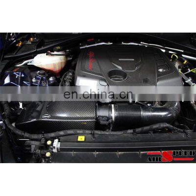 Lowest Discount High Performance Carbon Fiber Cold Air Intake Filter System Kit For ALFA ROMEO Giulia 2.0T