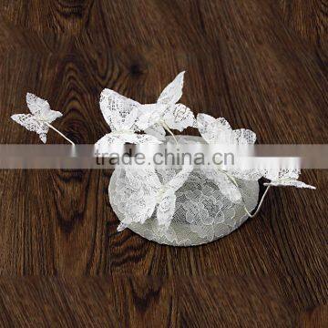 New Arrival Elegant Hair Accessories Fascinator Base Butterfly Branch Bridal Headpiece Quality Choice