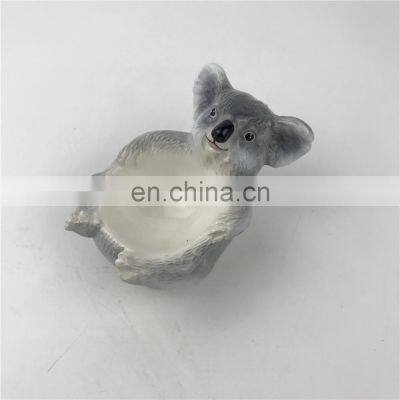 Custom Animal Koala Shape Porcelain Ceramic Hen Egg Cup Holder