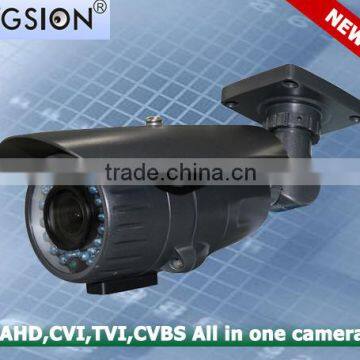 Outdoor & indoor 720P TVI-AHD-CVI-CVBS All in one Dome Camera