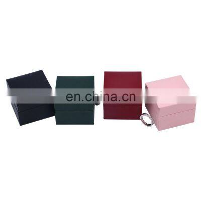 New Arrival Exquisite Leatheretter Paper Wedding Ring Box photo-2