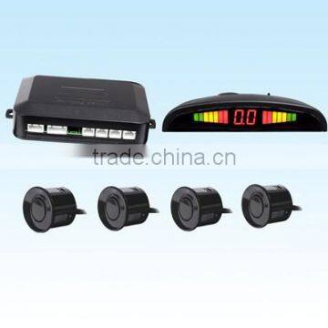 Factory wholesale Car Parking Rear Reverse 4 Sensors Buzzer Radar LED Display Audio Alarm Showing the distance