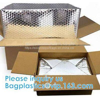 Cooler Box Container Packing Carton Foil Foam Lined Keep Cold Hot For Hours Thermal Shipping Containers