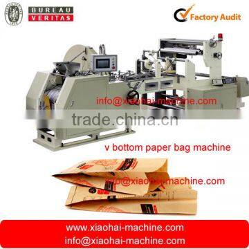 2021NEW HAS VIDEO 40-300gsm KFC Food Shopping Glassine Kraft Paper Bag Making Machine With pp Window and Printing Function photo-5