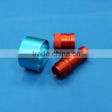 custom anodizing cnc lathe parts flashlight parts