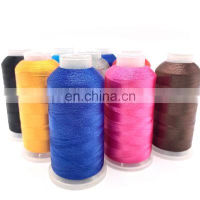 Machine Embroidery Threads Shinny Eco-Friendly Dye Polyester Thread For Embroidery Machine