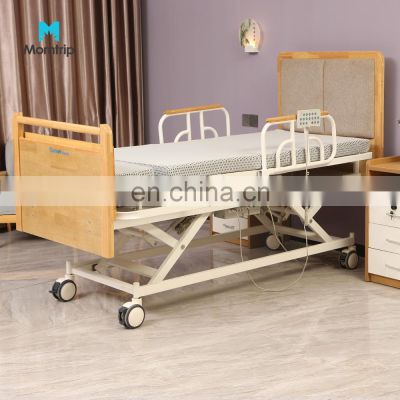 8 Function Breathable Electric Adjustable Easy To Operate Rotating Nursing Bed For Elderly Nursing Home Medical Bed