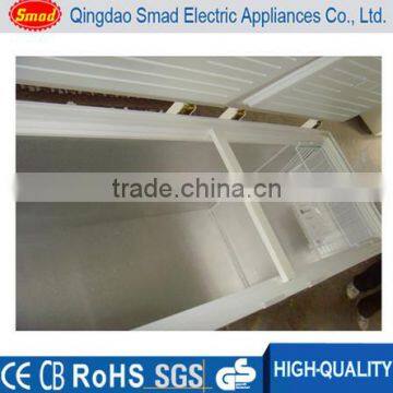Double Door Commercial 2 Layer Ice Cream Chest Freezer