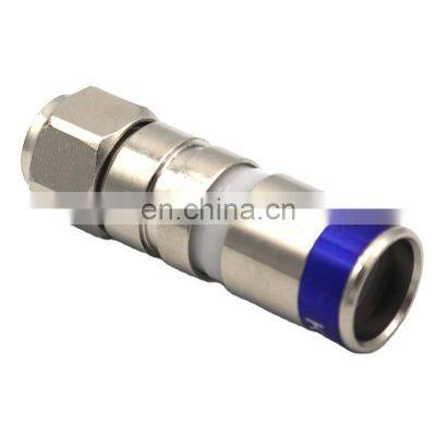 Coaxial de radiofrecuencia F compresor impermeable, para rg58 / rg59 / RG6 / rg11 75ohm