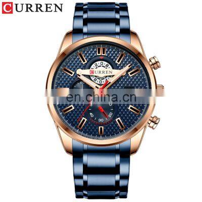 CURREN Brand Men Watch Mens Watches Top Brand Fashionable Men Match Stainless Steel Gold Watch photo-4
