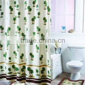 Hot Sell 100% Polyester Printed Easy Cleaning Bathroom Set