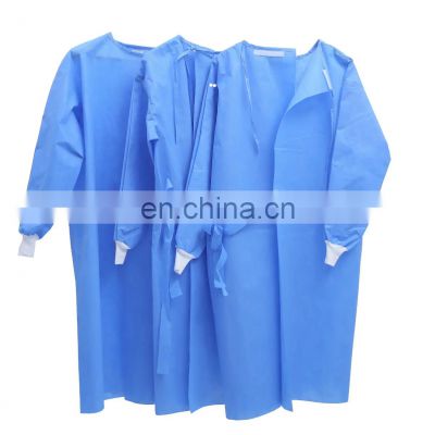 Standard Hospital SMS Surgical gown Medical Disposable Waterproof Gown sterile