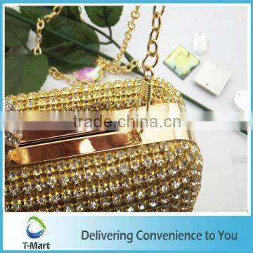 shining decorative rhinestone evening bag