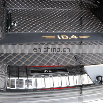 Car Rear Bumper Load Edge Protector for ID4X Trunk Guard Plate Cover Automobile Decors Accessories