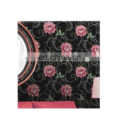 Latest Cheap Oem Room Waterproof Paintable Pvc Beautiful Wallpaper Wallpaper Rolls Design for Bedroom photo-3
