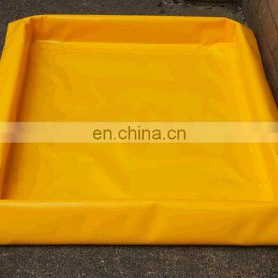 Hot Sale 4' x 6' - 18 Oz. Portable Collapsible PVC Mini Foam Wall Oil Spill Containment Berm For Vehicles Equipment Container photo-3