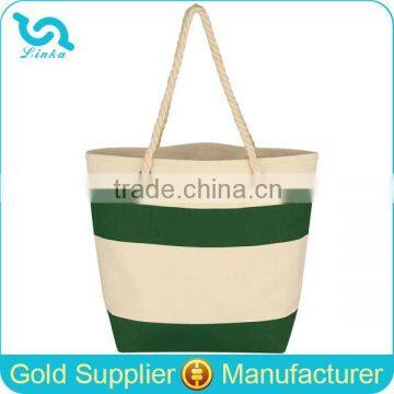 Custom Canvas Tote Bag Rope Handle Cruising Canvas Tote With Rope Handles