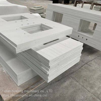 HUALONG Machinery HKNC-450 High Speed Monoblock Stone Cutting Marble Cnc Machine Bridge Saw 5 Axis for Slab Tombstone Machinery