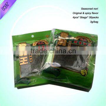 Wholesale Seasoned Japanese Crispy Seaweed