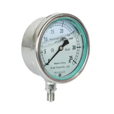 Yunyi Industrial SS Liquid Filled Pressure Gauge for Water Oil Gas photo-2