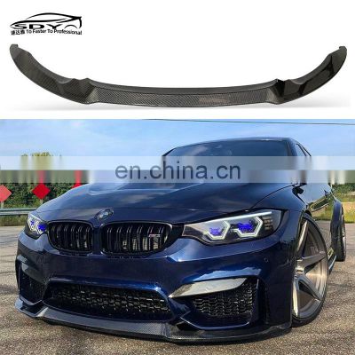 F80 F82 M3 M4 High Quality CS Style Carbon Fiber Front Lip Front bumper lip front Separator For BMW F80 F82 M3 M4