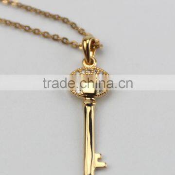 Christmas Key Pendant Necklace photo-2
