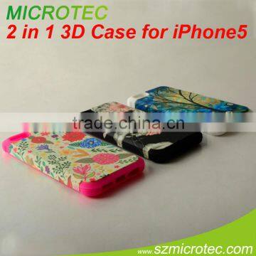 3D Sublimation Magnetic Flip Case for Iphone 5
