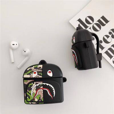 For Airpods Case 2 Custom Logo Silicone Backpack Design Earpods Protective Case Cover for Apple Airpods Charging Case 1 2 photo-2