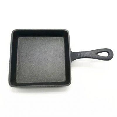 Hot Selling Bottomed Frying Pan Round Cast Iron Fry Pans Bread Pancake Egg Omelette Cast Iron Skillet Mini Baking Pan Gift photo-5