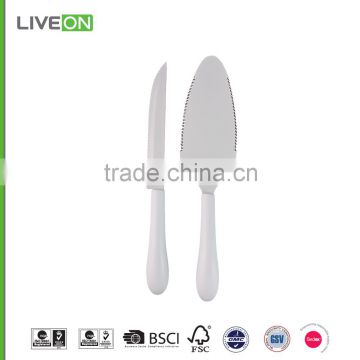 2015 LIVEON 2pcs wedding cake knife set