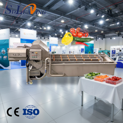 Bubble Washing Machine Fruit Vegetable Washing Equipments Commercial Bubble Parsley Cleaning Equipment