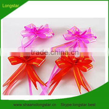 Blue Organza Pull Bows For Decoration(All Kinds of Specifiaction We are Supply)