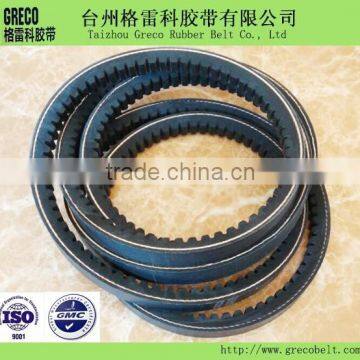 Raw Eadge cogged v-belt