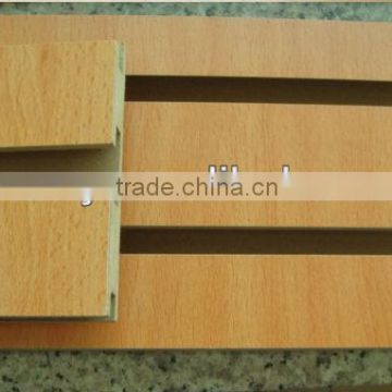 melamine slotted MDF board