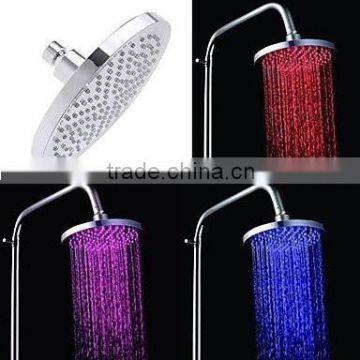 Plastic LED Round Big Rain Shower Head/Over head Shower