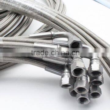 China Tube Steel Braided Soft 5/6" Inch PTFE Hose Assembly photo-4