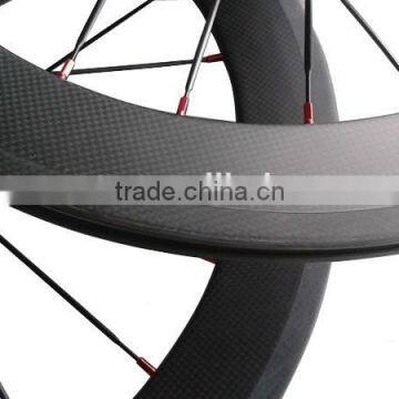Carbon Nano Fiber Wheels 50mm Folding Bike Wheelset 451mm Aero Spoke Wheels photo-2