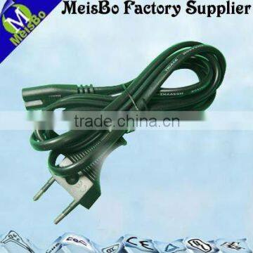 European 8 suffix power supply cord with 2 pins