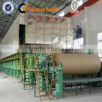 3200mm Kraft paper machine, liner paper, fluting paper machine, raw material: waste paper, straw, virgin pulp, OCC