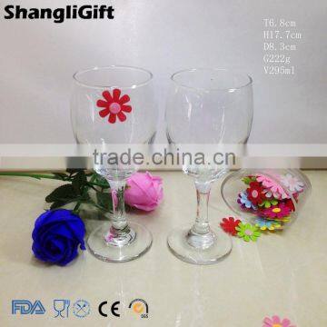 High-End 300ml Glass Goblet Wine Glass 10oz Drinking Cup