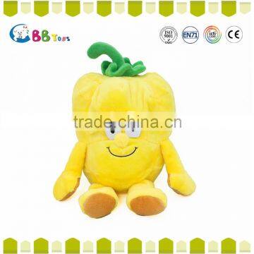 Carrefour ICTI factory custom plush colourful pepper toys for Kids