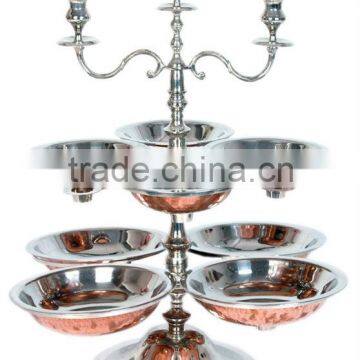 Dish & Bowl with Candle Stand , Wedding & Party utensils, food serving dish, Catering item, Hotel & Restaurant utensils