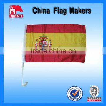 Custom Spain National Car Flags For Sports