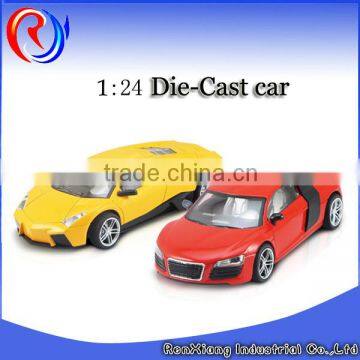 1:24 Pull ball big metal car models toy